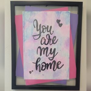 Framed Handmade Watercolor Painting